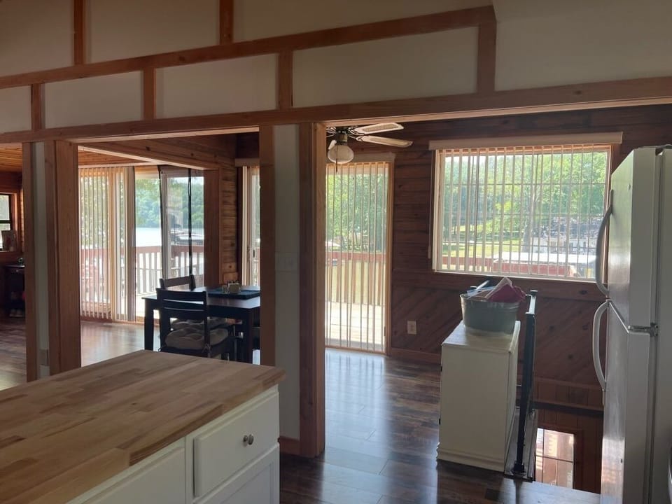 Amazing panorama views from the kitchen.