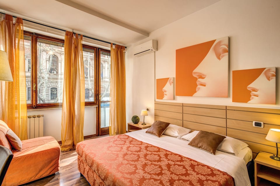 Triple Room | Premium bedding, in-room safe, desk, blackout drapes
