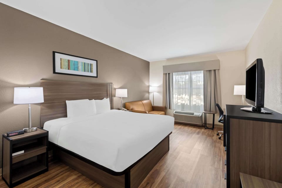 Standard Room, 1 King Bed with Sofa bed, Non Smoking | In-room safe, desk, laptop workspace, iron/ironing board