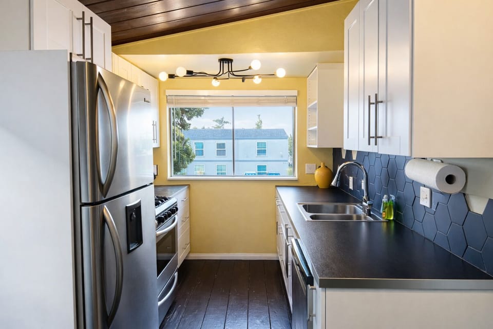 Kitchen sunset