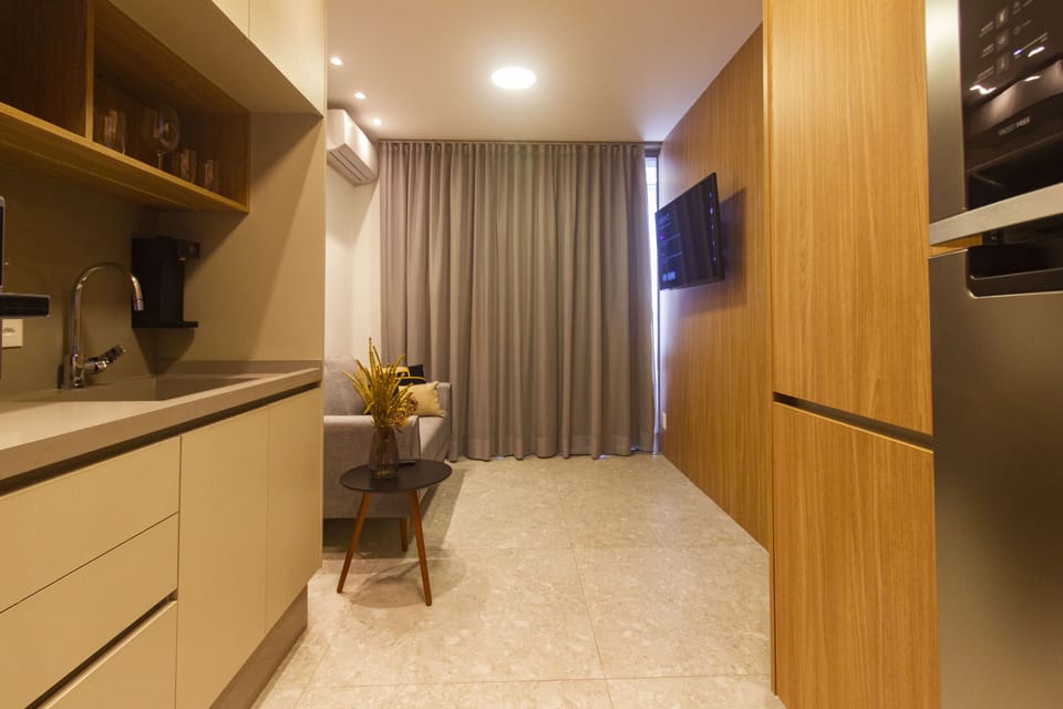 Apartment | Living area | 40-inch Smart TV with digital channels
