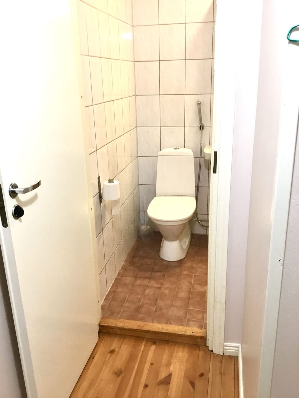 Shower, free toiletries, hair dryer, bidet