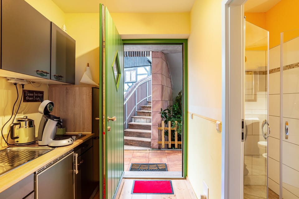 Interior entrance