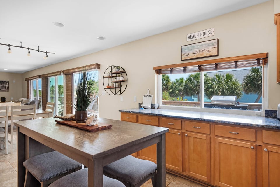 Dining and kitchen