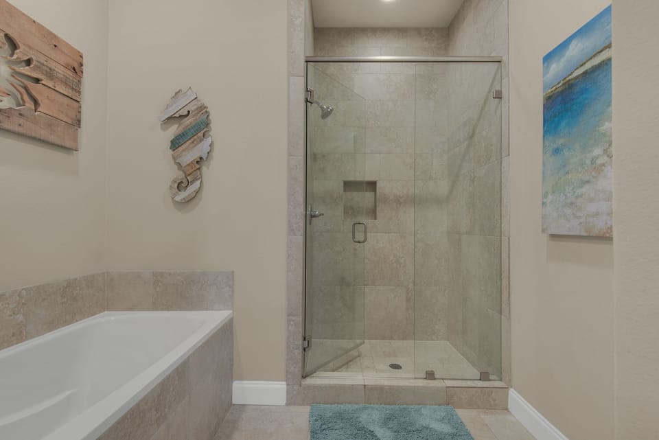 Master with walk-in shower