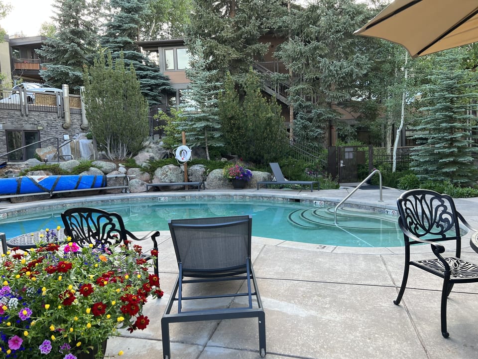 Pool in summer