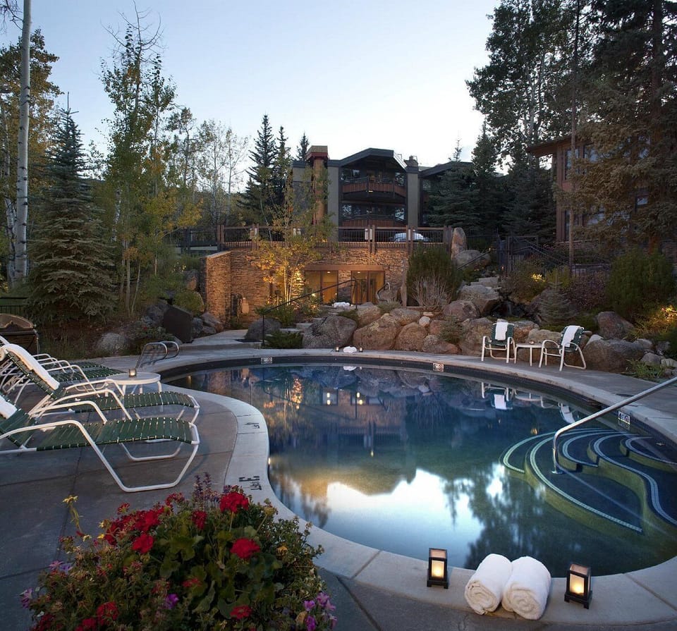 Pool in summer