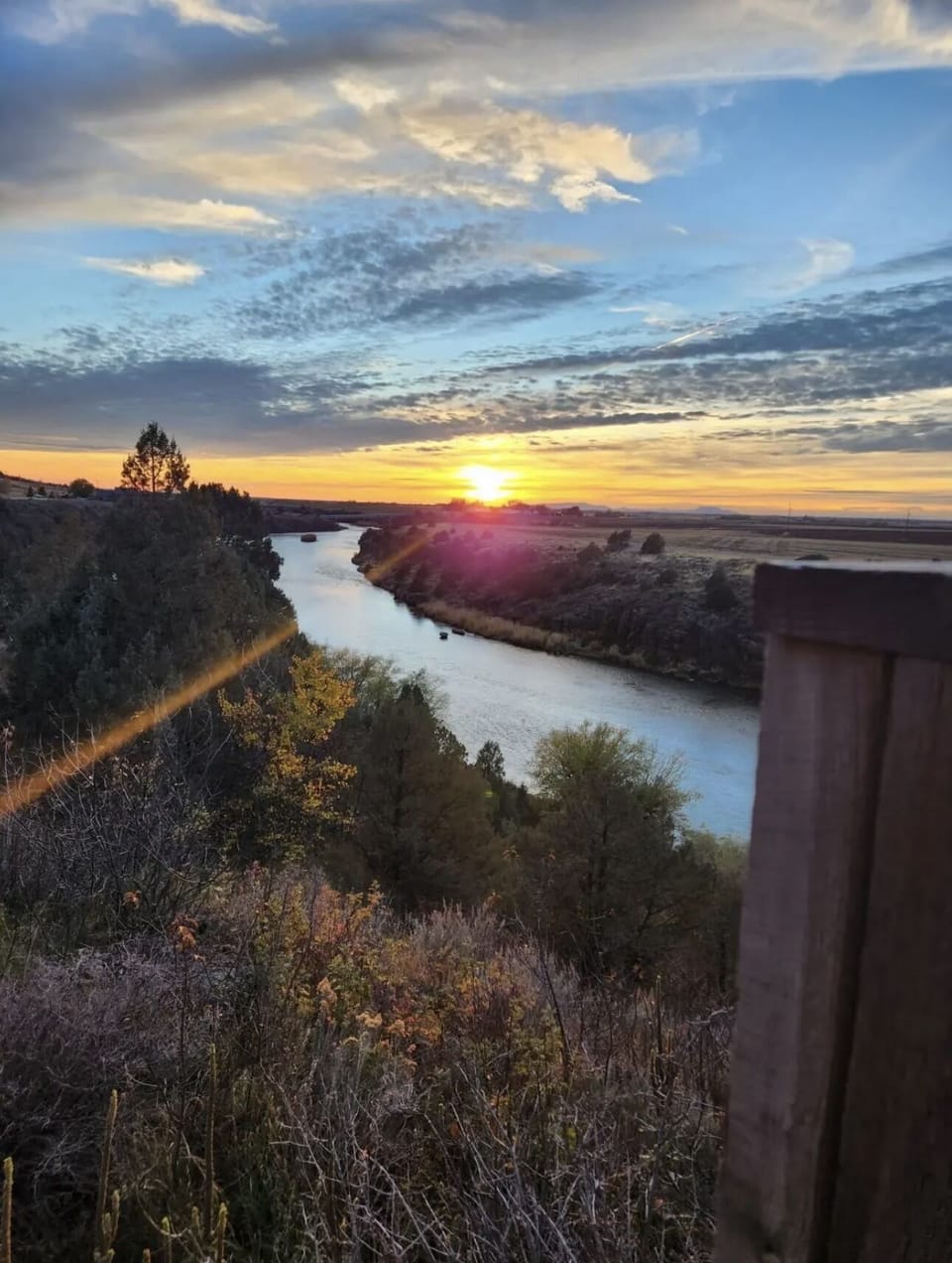 enjoy the sunset on one of the guest decks after a long day of exploring