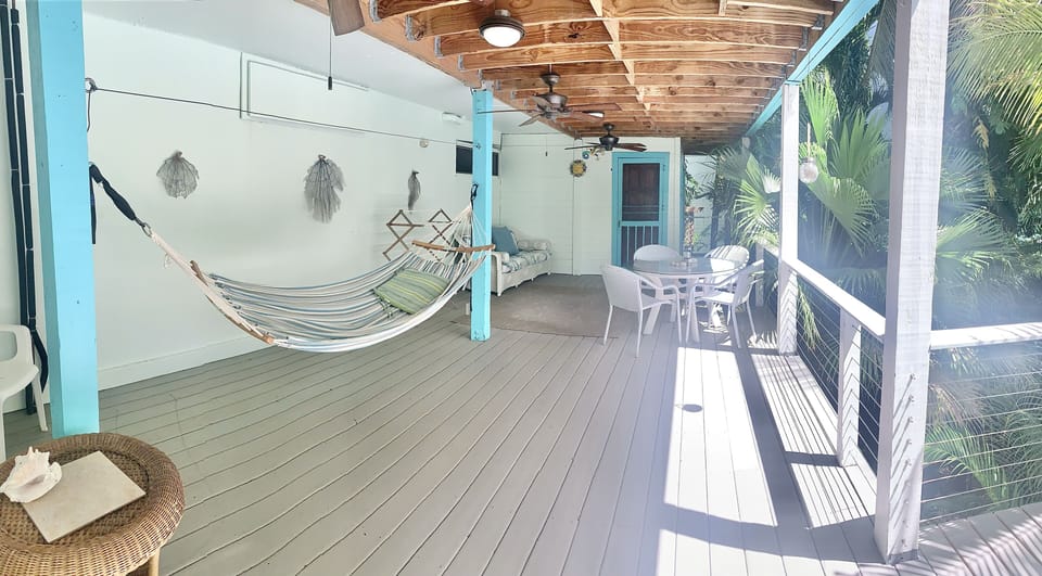 Relaxing Covered Deck