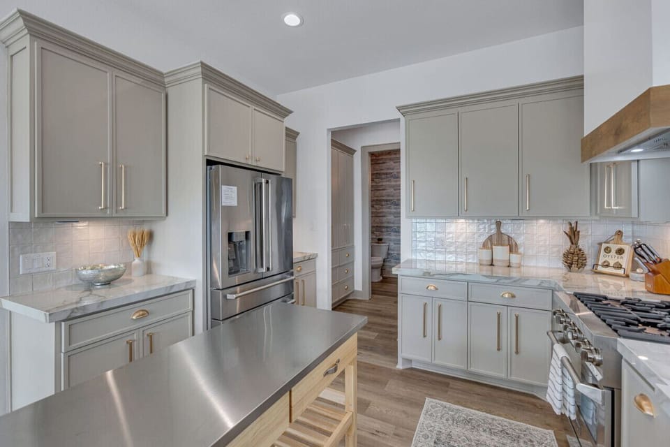 Experience the perfect fusion of style and functionality in our kitchen oasis