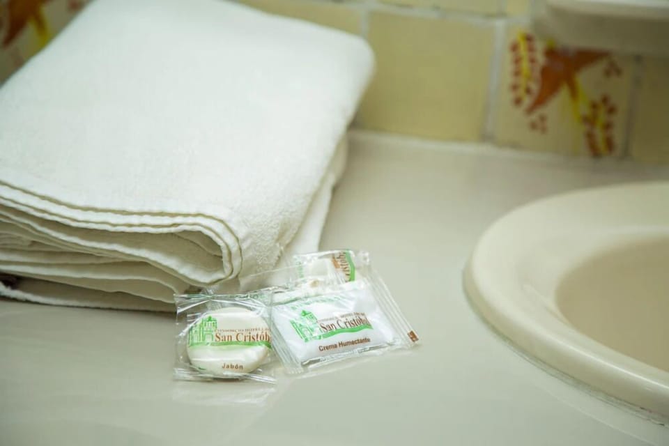 Free toiletries, hair dryer