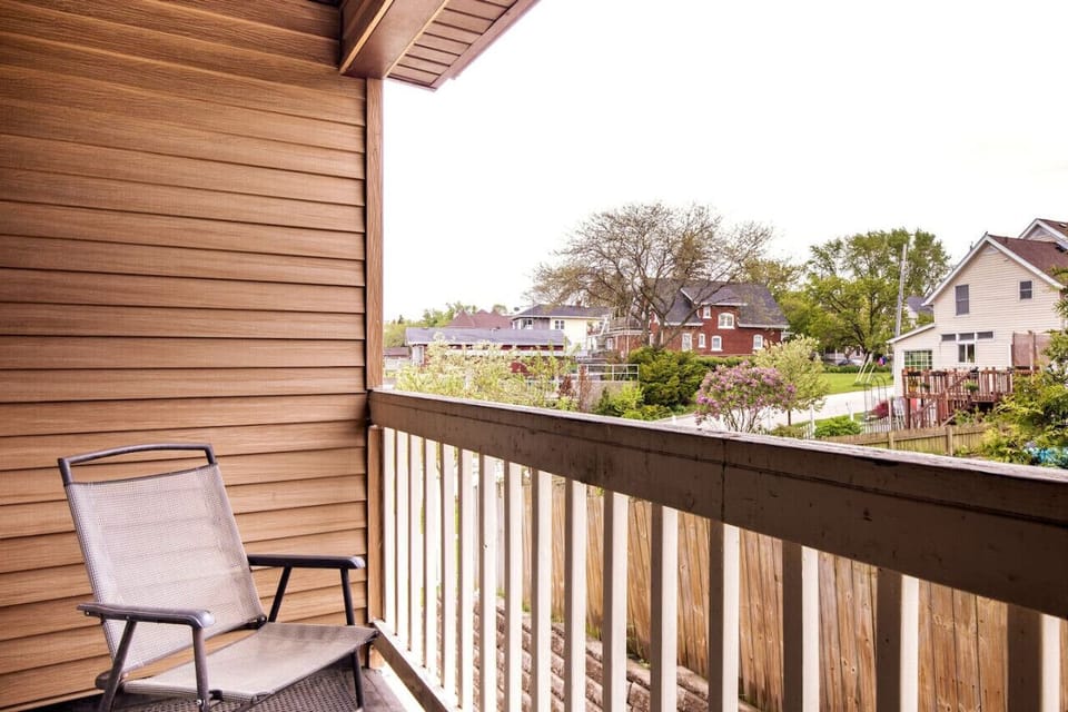 Balcony with westward view