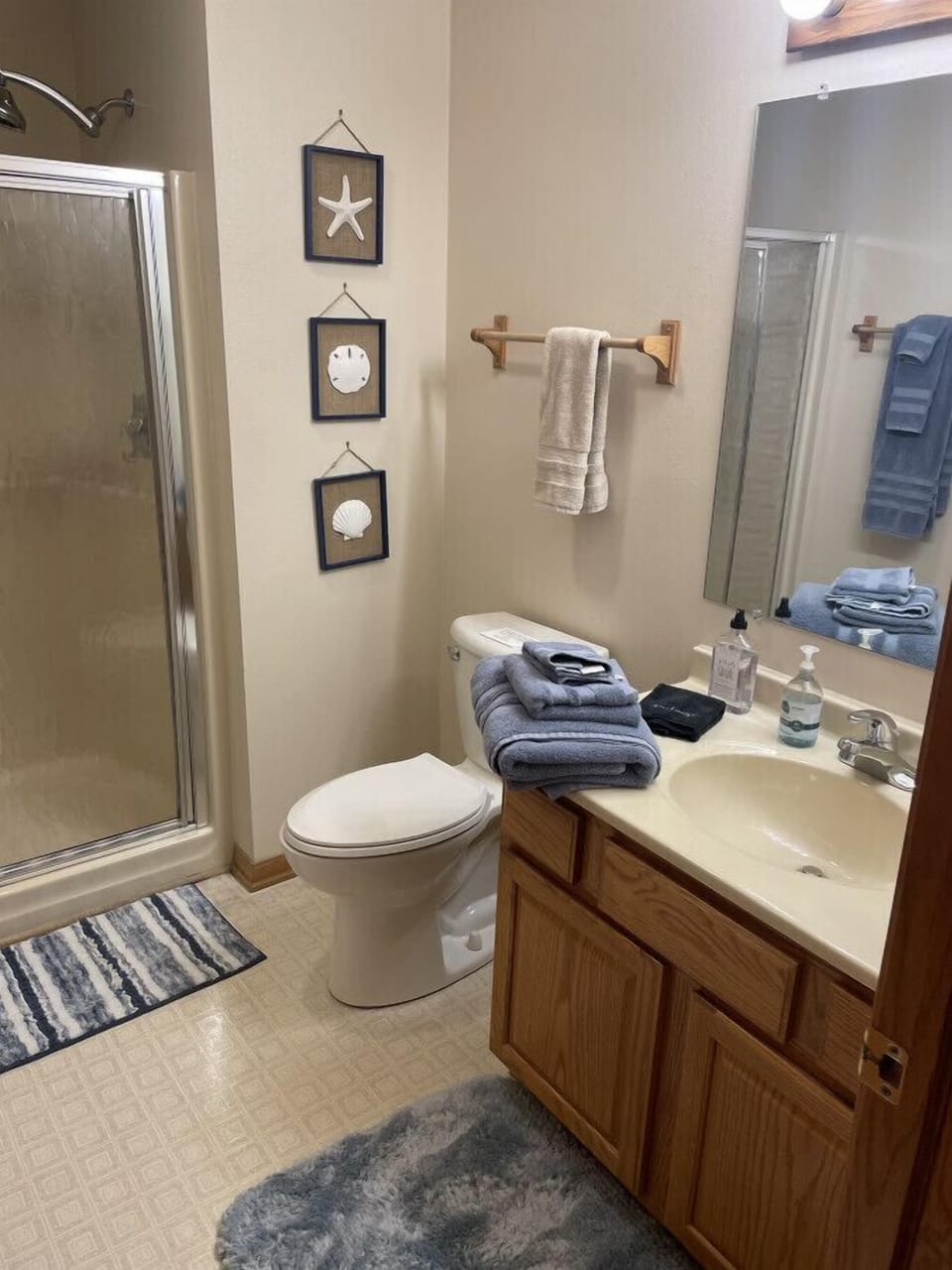 Bathroom with walk in shower