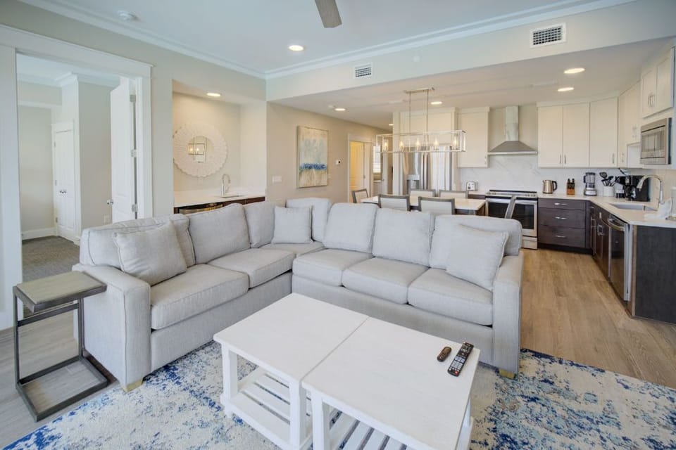 A contemporary living room that seamlessly blends style and comfort.