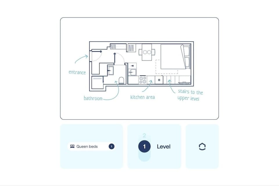 Floor plan of the lower level