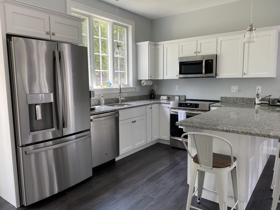 Open concept kitchen fully equipped
