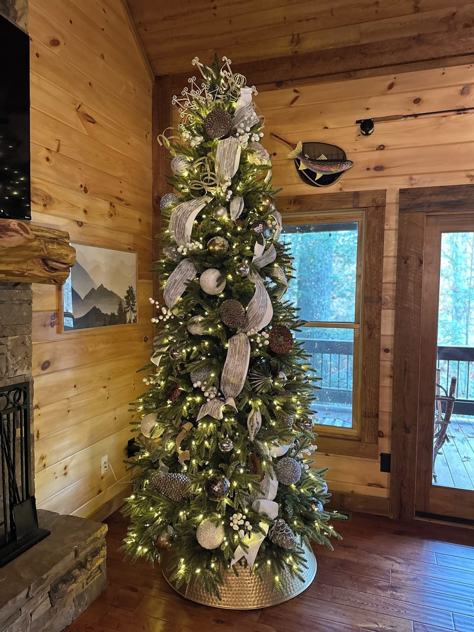 The tree is up for the holidays!