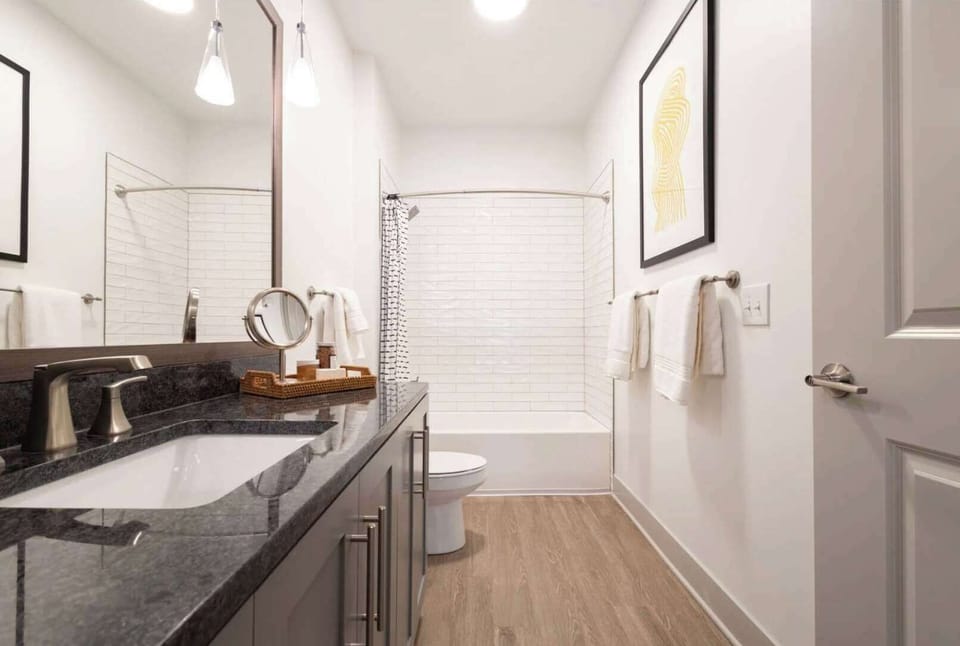 The bathroom