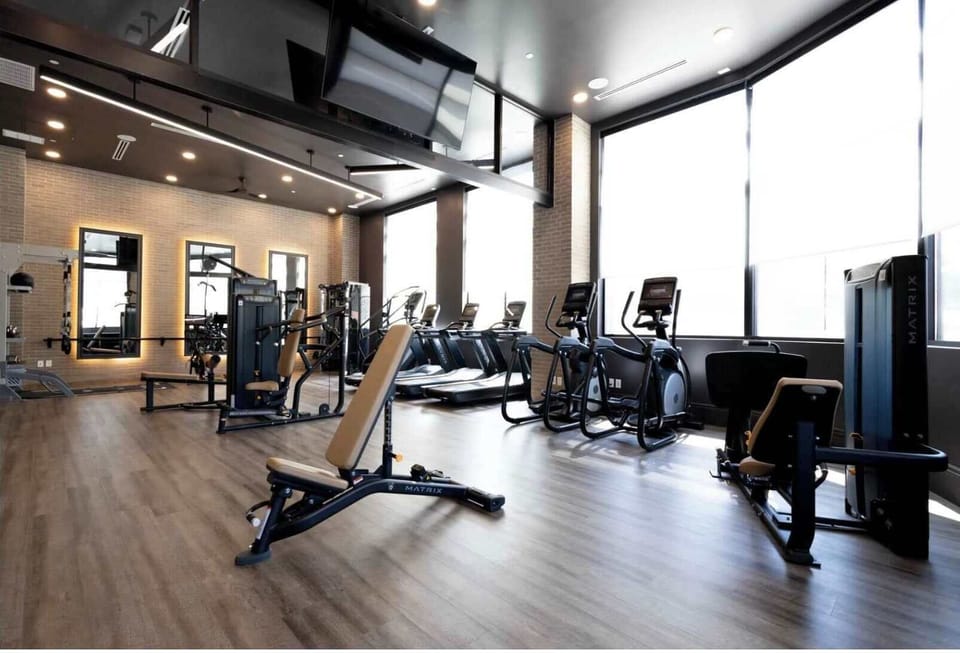 The fitness room