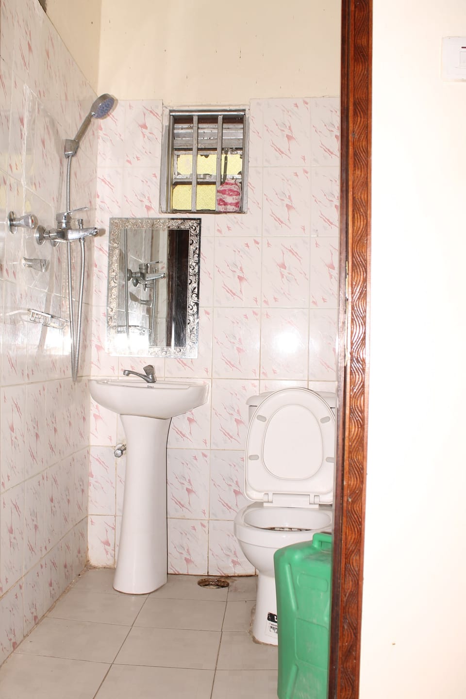 Room | Bathroom | Shower, rainfall showerhead, bathrobes, slippers