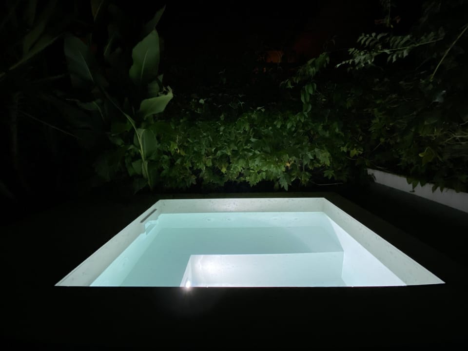 Pool at night