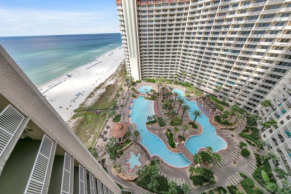 Resort pool and Beach