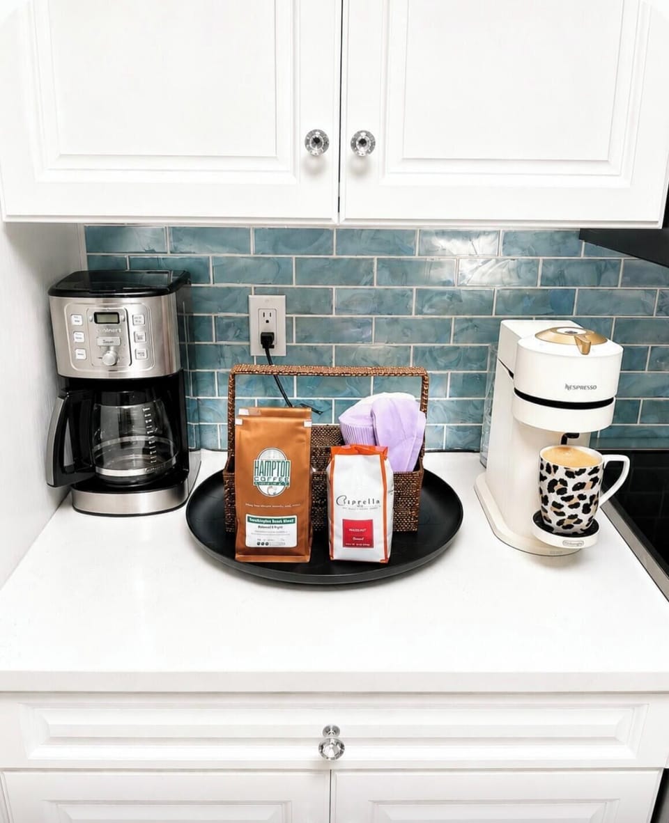 Nespresso coffee with some local favs to get you going in the morning!