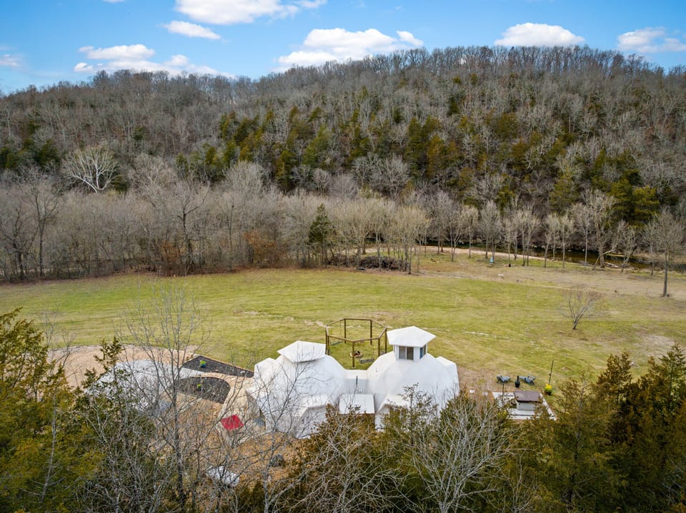Back aerial view