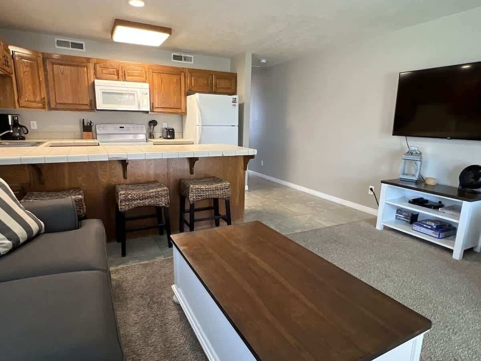 Kitchen and Living Area