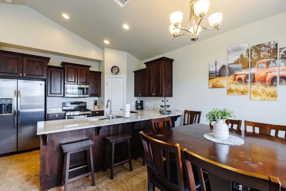 Kitchen and Dining Area