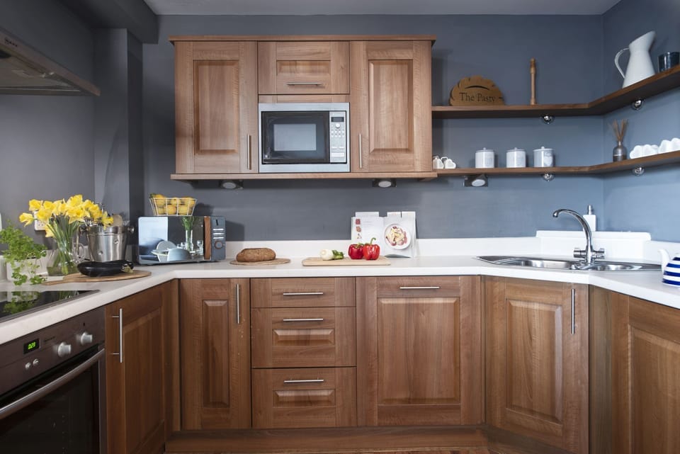 View of oven, microwave & sink - Bathsheba, Ocean 1