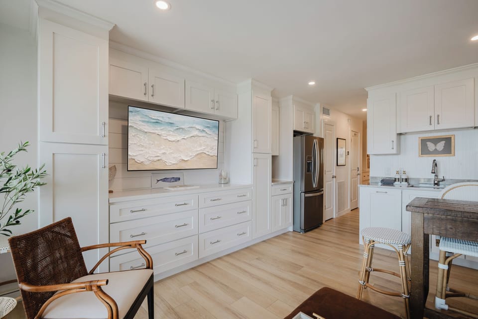Beautiful Built-in’s with 55” Samsung Frame TV