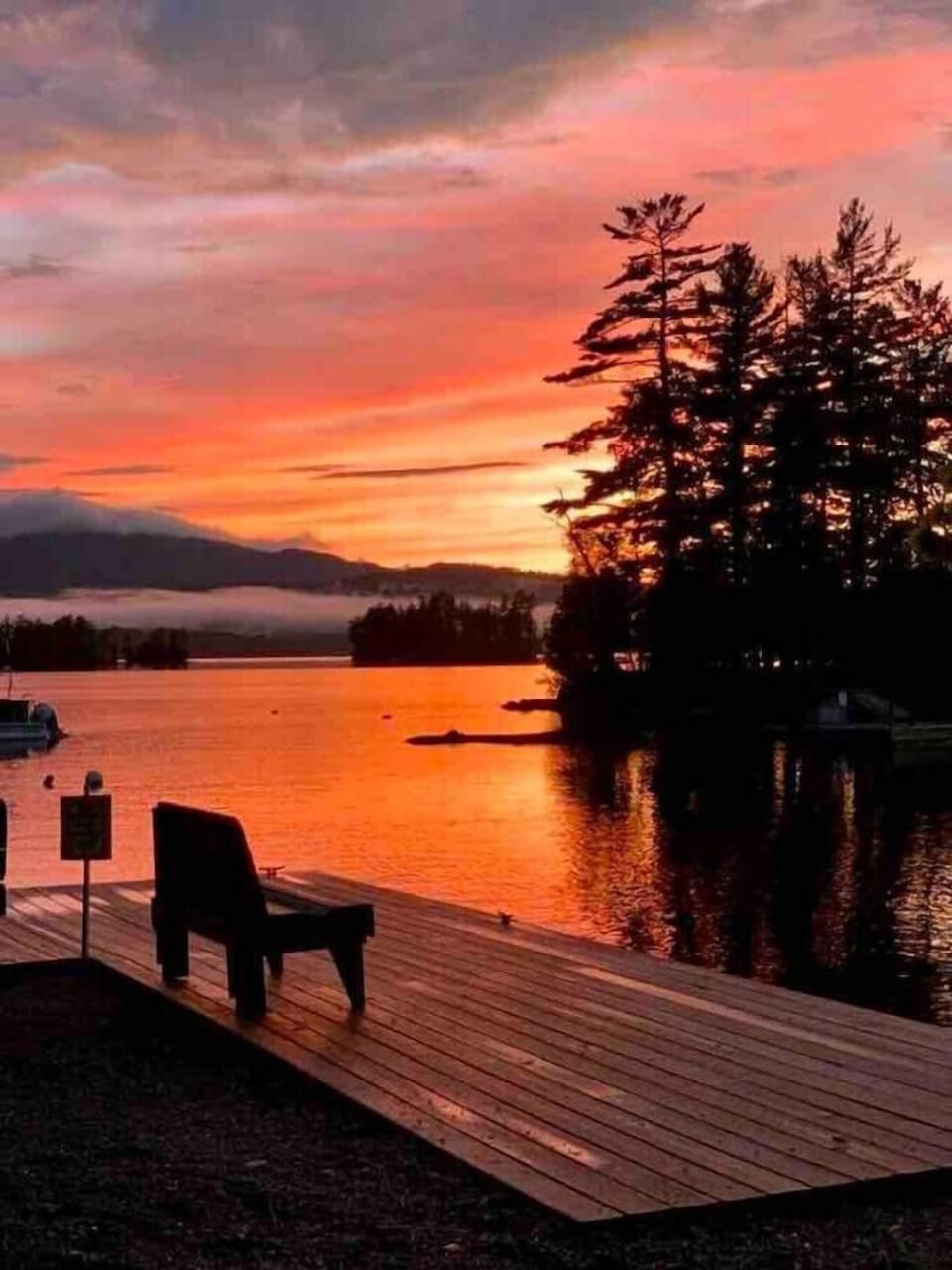 View the Sunsets from the Community Dock