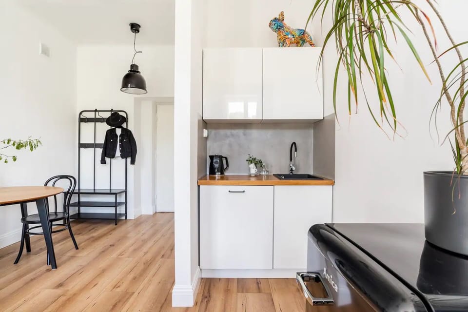 City Apartment | Private kitchen | Mini-fridge, dishwasher, coffee/tea maker, electric kettle