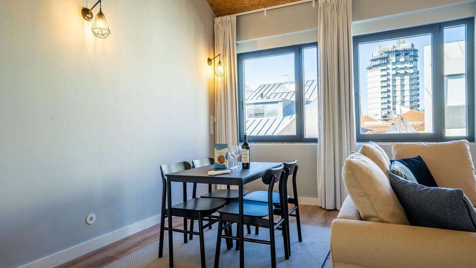Dining area for 4 where you can enjoy your homemade meals or takeouts. #LovelyStay #Airbnb