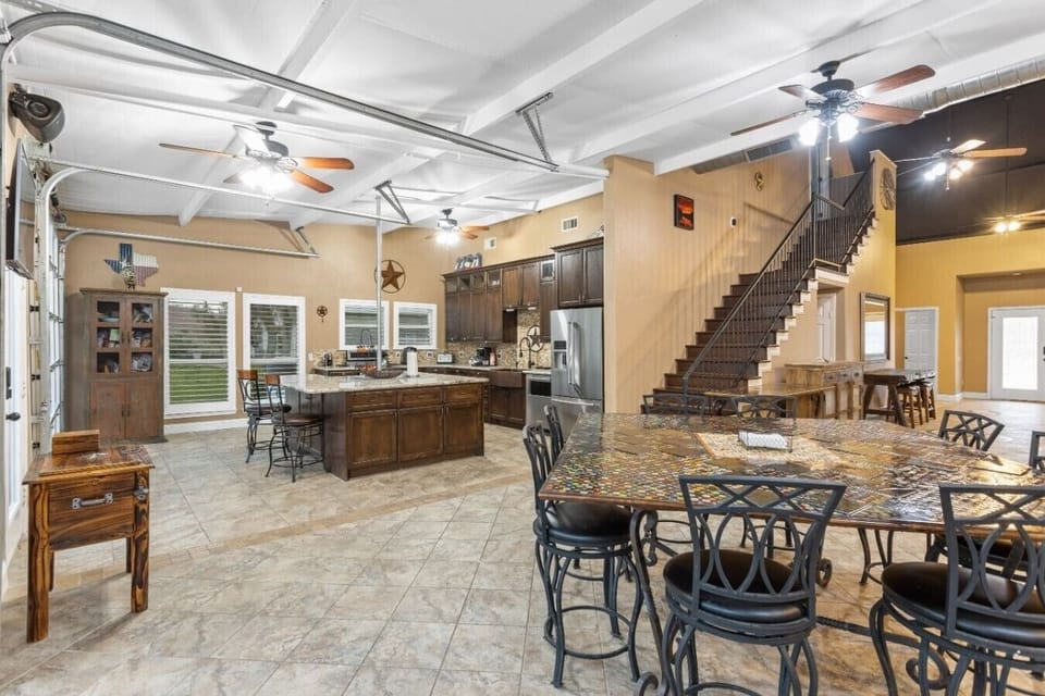 Open kitchen & dining layout with room for big meals and even bigger memories.