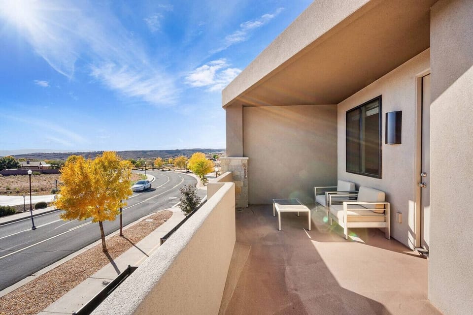1st upstairs patio with seating