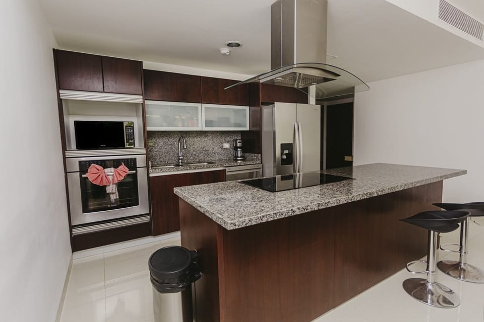 Indoors, Kitchen, Microwave, Oven, Cooktop