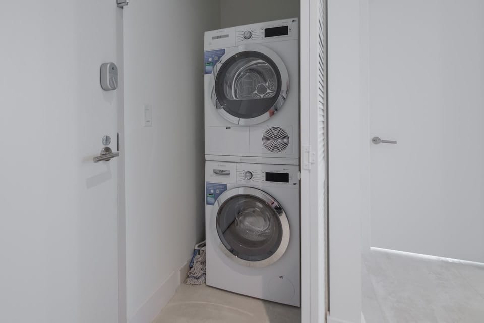 Laundry closet