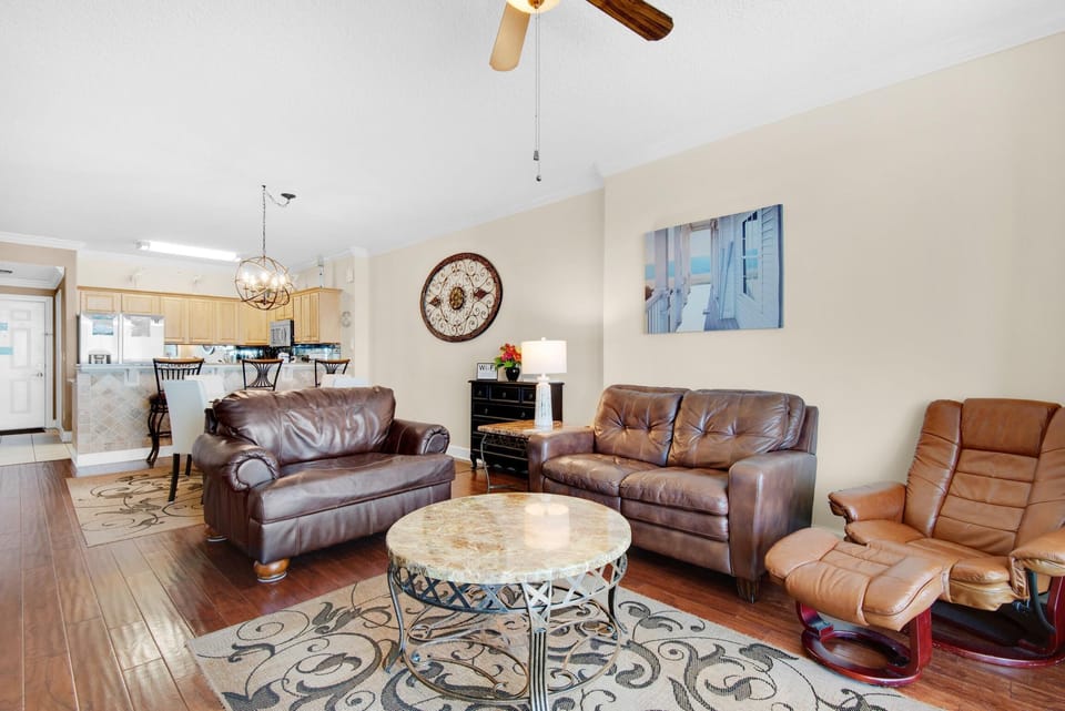 Condo, Multiple Beds (Tropic Winds 1104) | Living area | TV