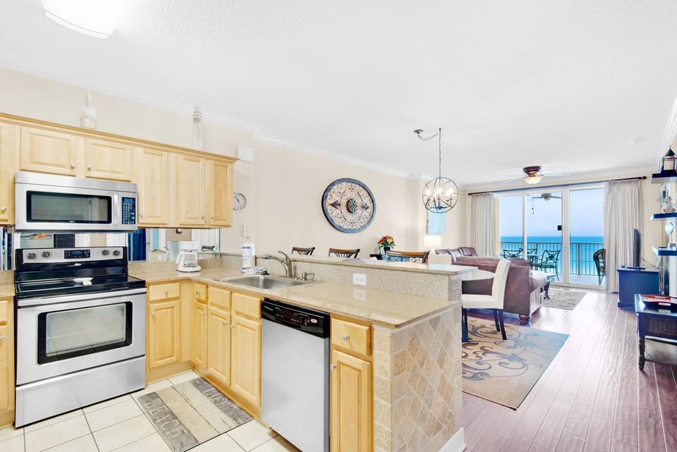 Condo, Multiple Beds (Tropic Winds 1104) | Private kitchen | Oven, toaster