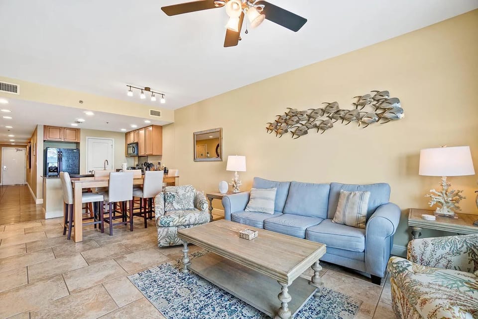 Condo, Multiple Beds (Sterling Breeze 802) | Living area | TV