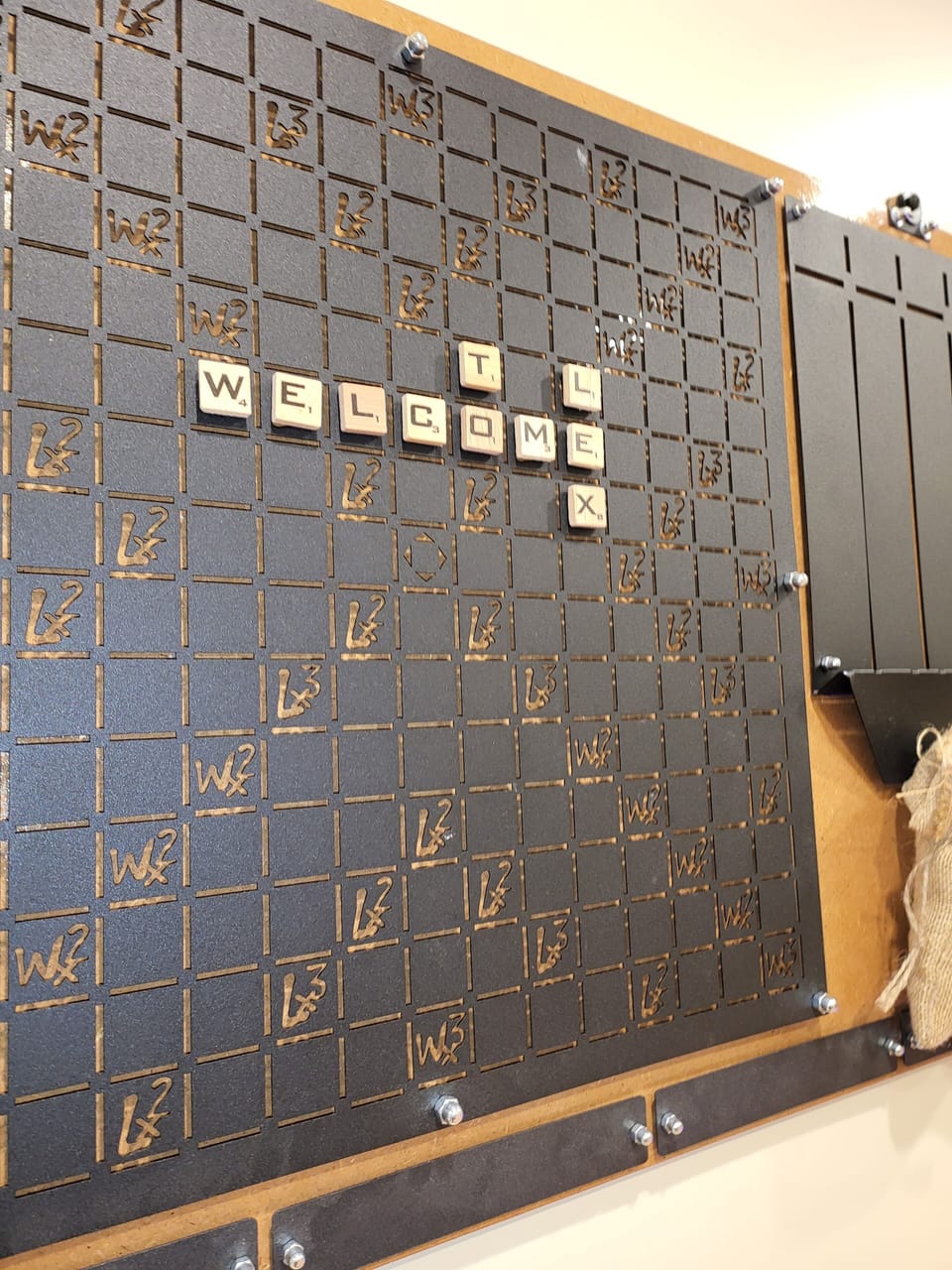 Oversized Wall Scrabble