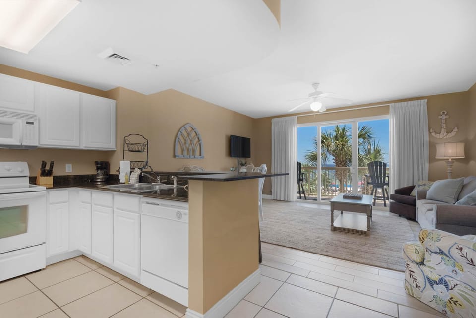 Condo, 1 King Bed with Sofa bed (Calypso 1-203 East) | Private kitchen | Oven, toaster