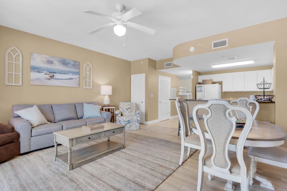 Condo, 1 King Bed with Sofa bed (Calypso 1-203 East) | Living area | TV