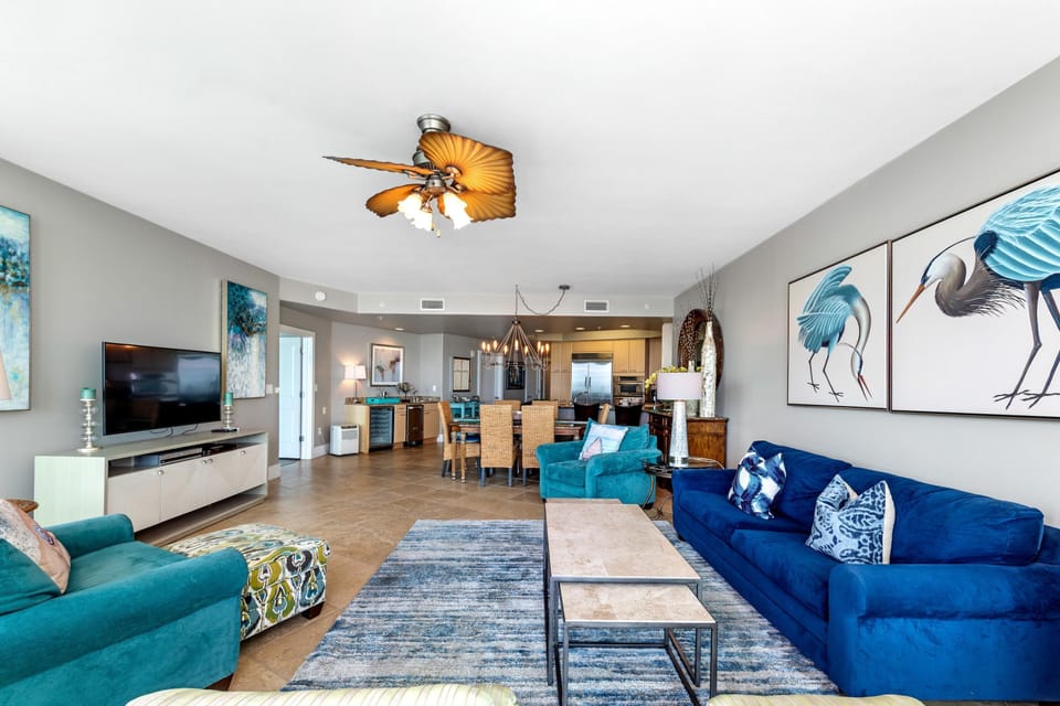 Condo, Multiple Beds (Caribe D411) | Living area | TV