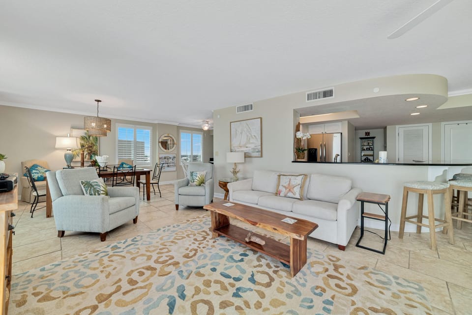 Condo, Multiple Beds (Perdido Towers West 908) | Living area | TV