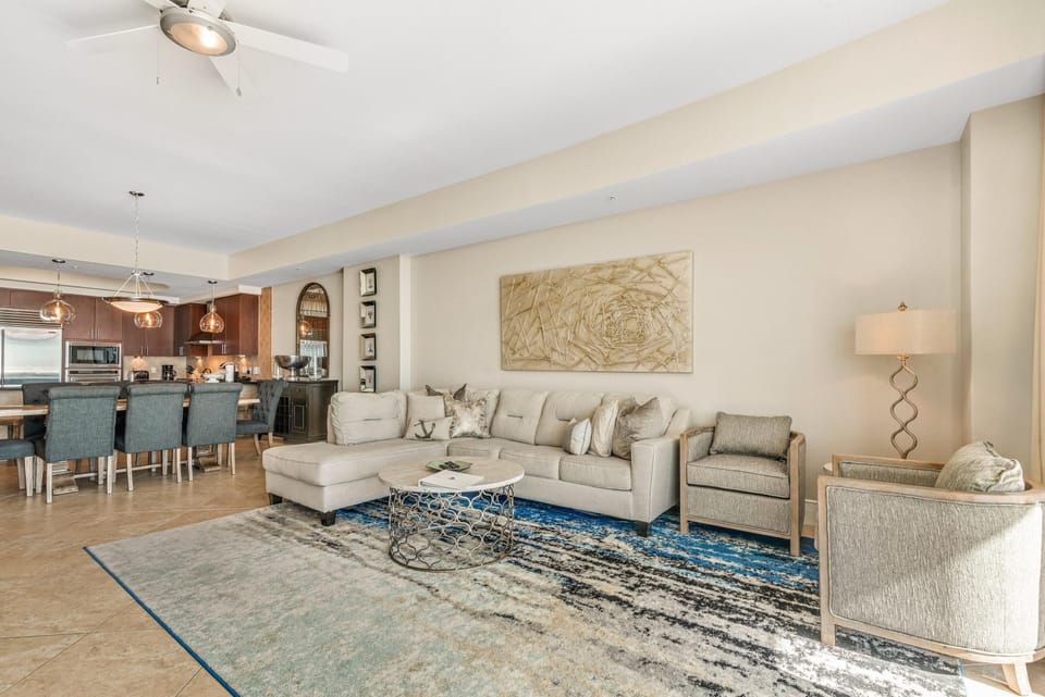 Condo, Multiple Beds (Turquoise D1703) | Living area | TV