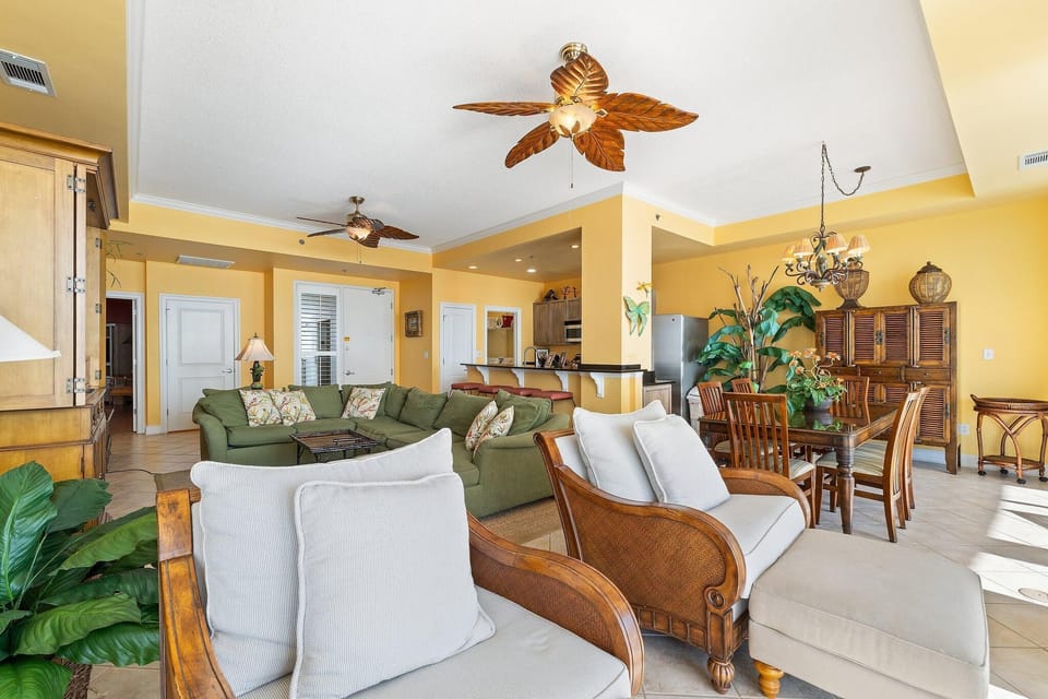 Condo, Multiple Beds (La Playa 502) | Living area | TV