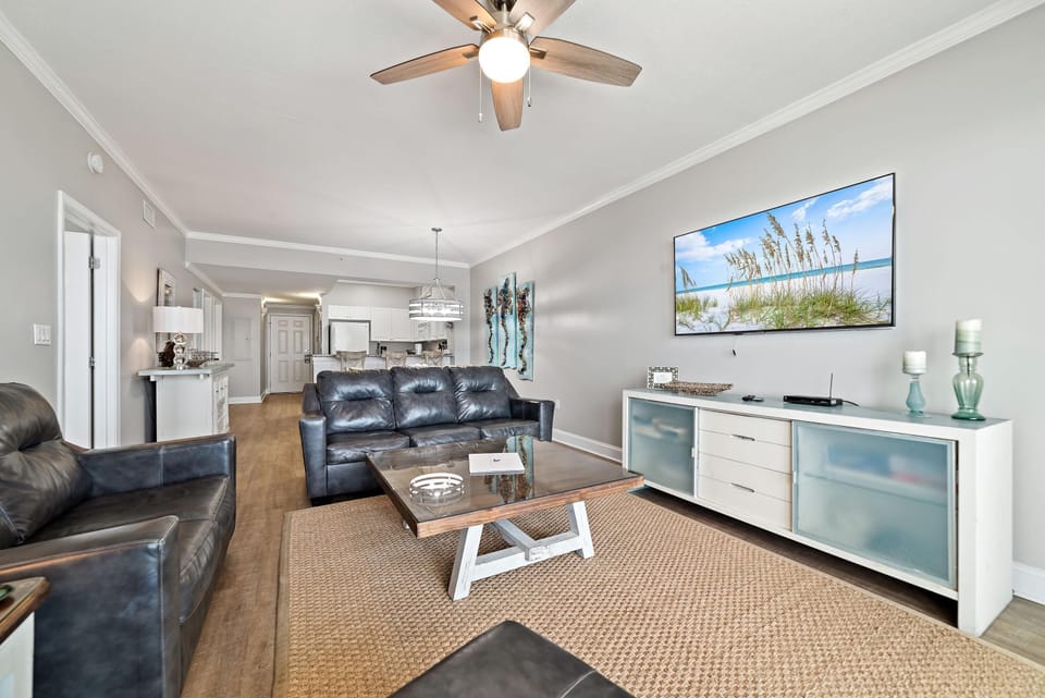 Condo, 1 King Bed with Sofa bed (Windemere 1003) | Living area | TV